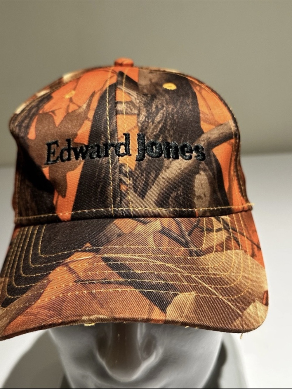 Edward Jones Orange Camo Baseball Cap